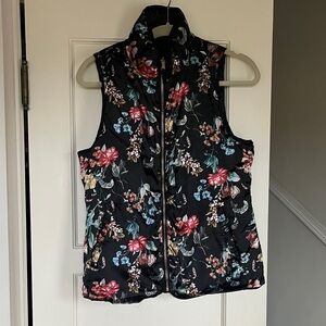 Floral Puffer Vest